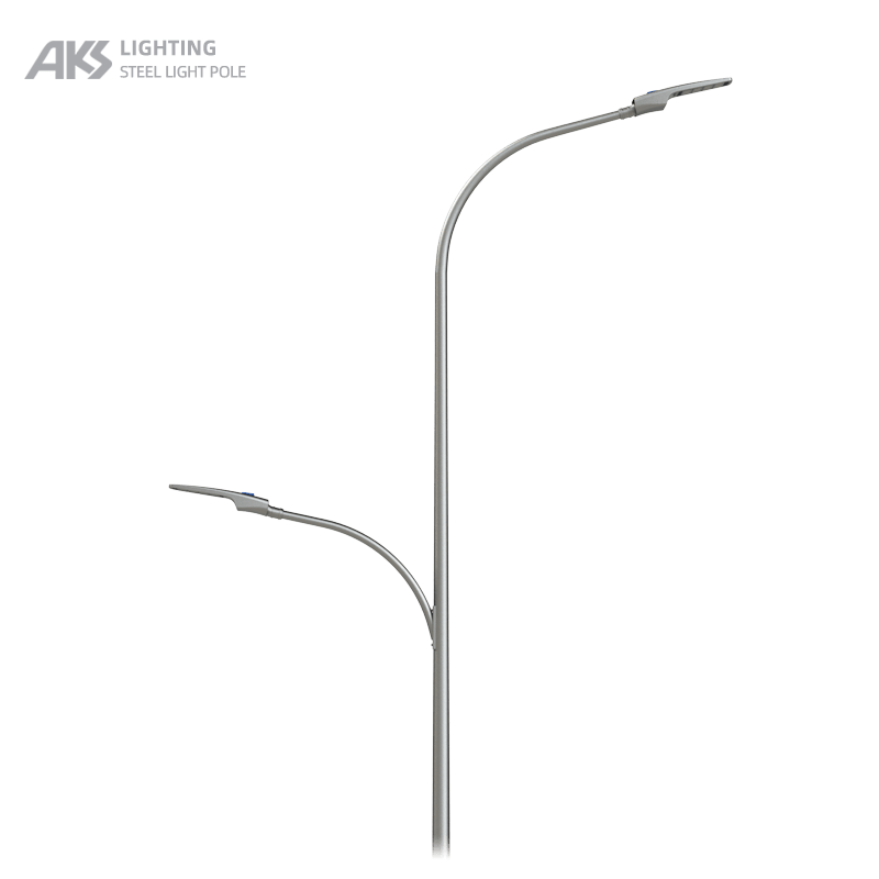 3m double arm street light