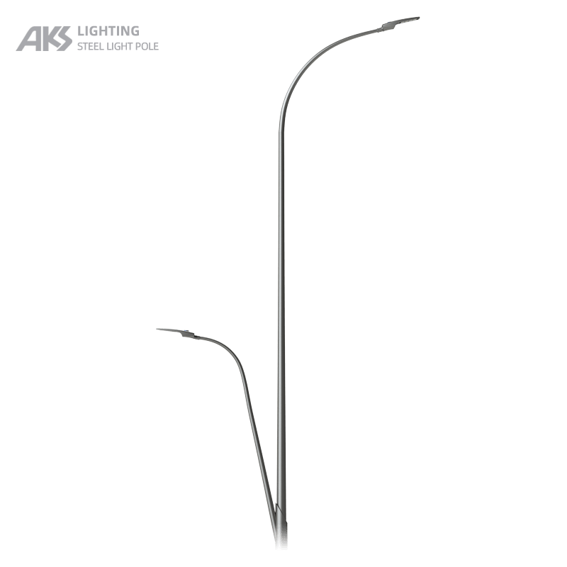 5m double arm street light