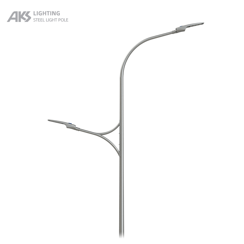 6m double arm street light