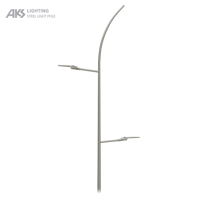 12m double arm street light