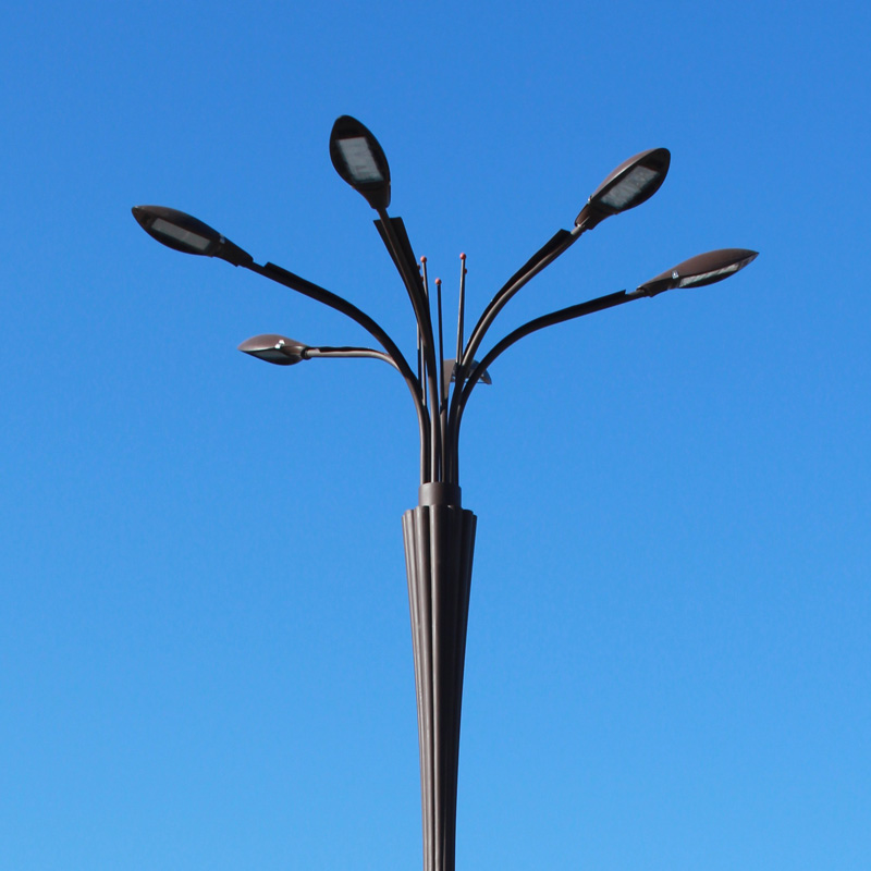 LED street lights on outer ring road in Kuancheng County, Hebei Province