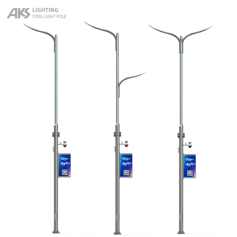 Smart integrated pole street light