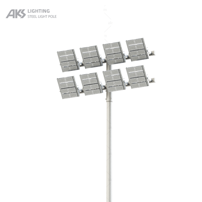 Hot-dip galvanizing High Mast Light Pole