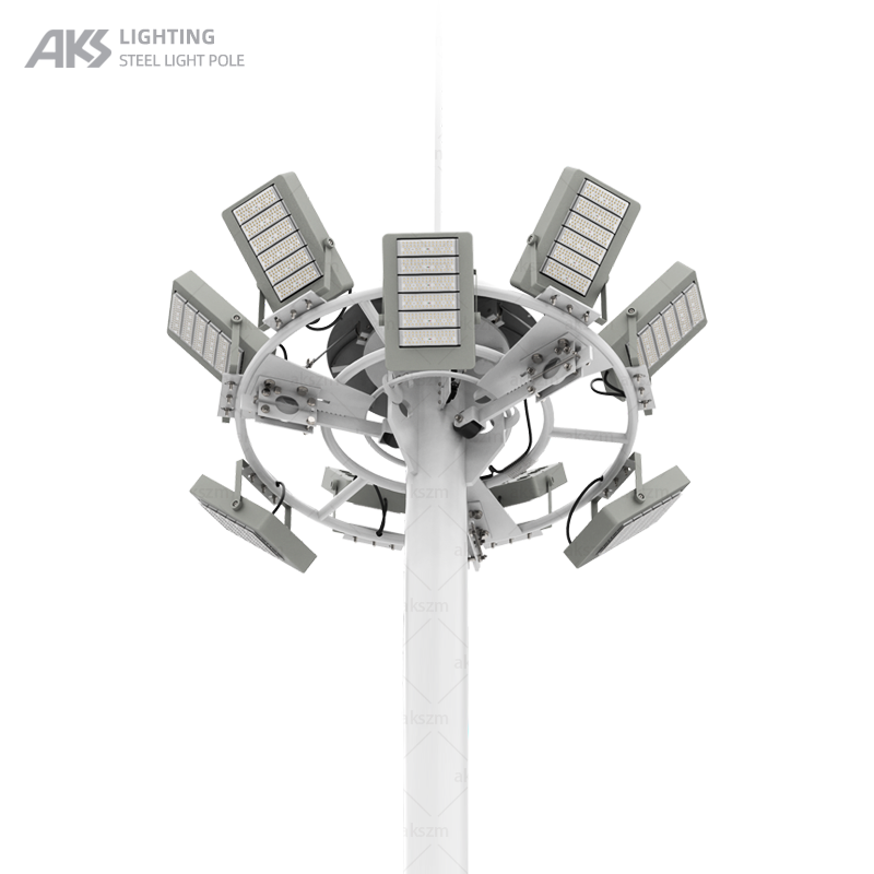 Hot-dip galvanized lifting type high mas